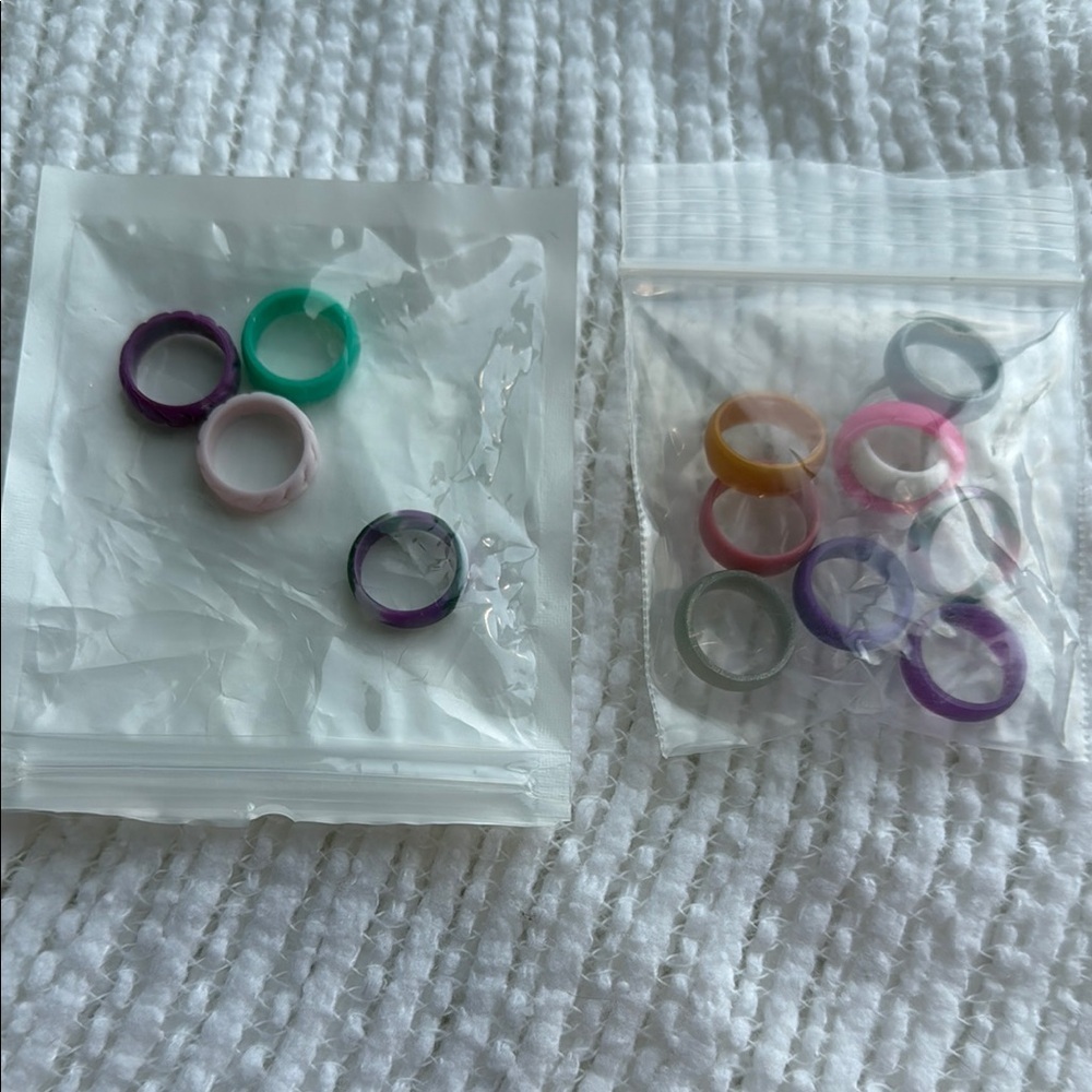 Colorful Women's Ring Set